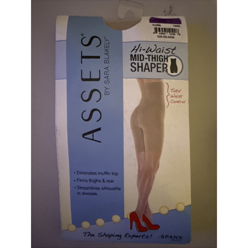 Assets By Spanx Hi Waist‎ Mid Thigh Shaper Size 5 220-265 lbs   M10
